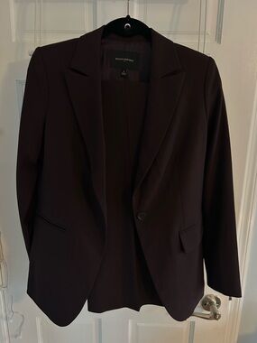 Banana Republic Dark Brown Suit Jacket with Bootcut Pants - Women